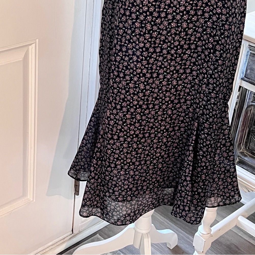 Danny & Nicole Black Floral Maxi Dress - Picture 2 of 8